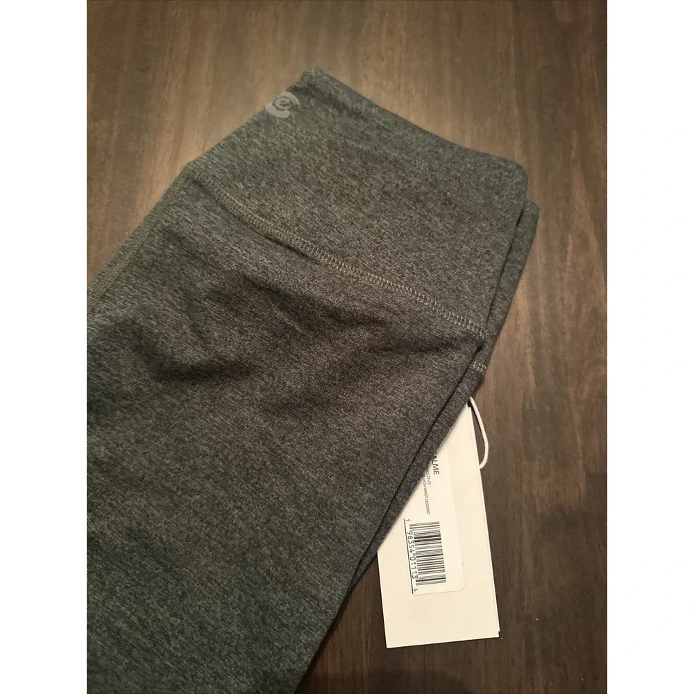 Calme Ease Space Dye High Waist Leggings XS Heather Grey 068521-O NWT